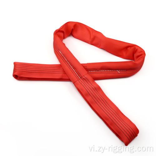 Chất lượng cao Red Nâng Vòng Sling Polyester